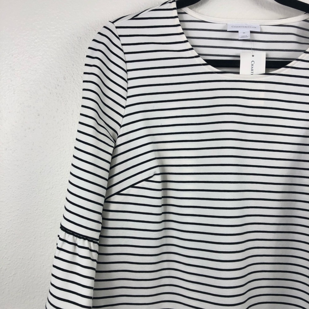 NWT classy chic striped top